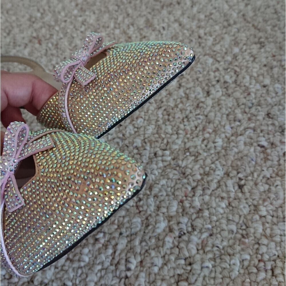 Rene Caovilla crystal embellished bow slingbacks size 36 - Picture 7 of 16
